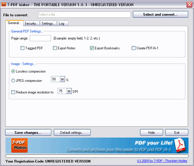 Windows 8 7-PDF Maker Portable 1.8.0 full Windows 8 7-PDF Maker Portable full