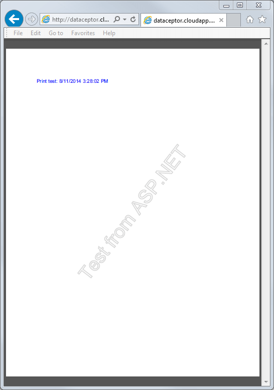 Print from ASB.NET handler / PDF Printer | 7-PDF