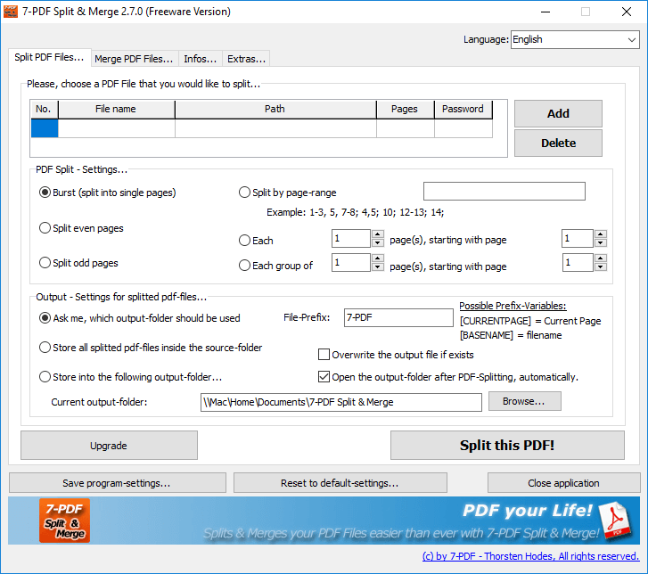 PDF Splitter & Merger Software to Split and Merge PDF Files