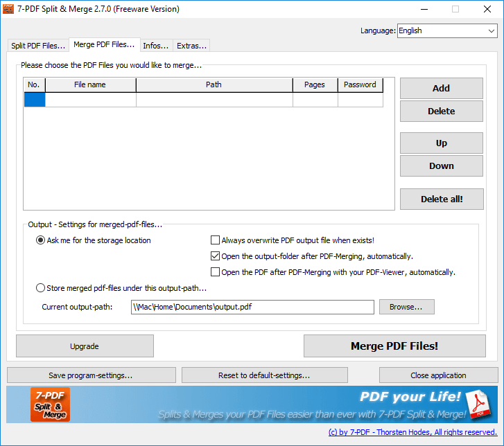 How to use VeryPDF PDF Split-Merge