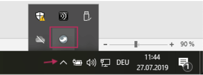 Use PortableApps Launcher via the systemtray menu Use PortableApps Launcher via the systemtray menu